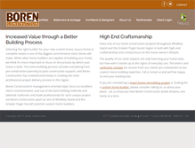 Tablet Screenshot of borenconstruction.com